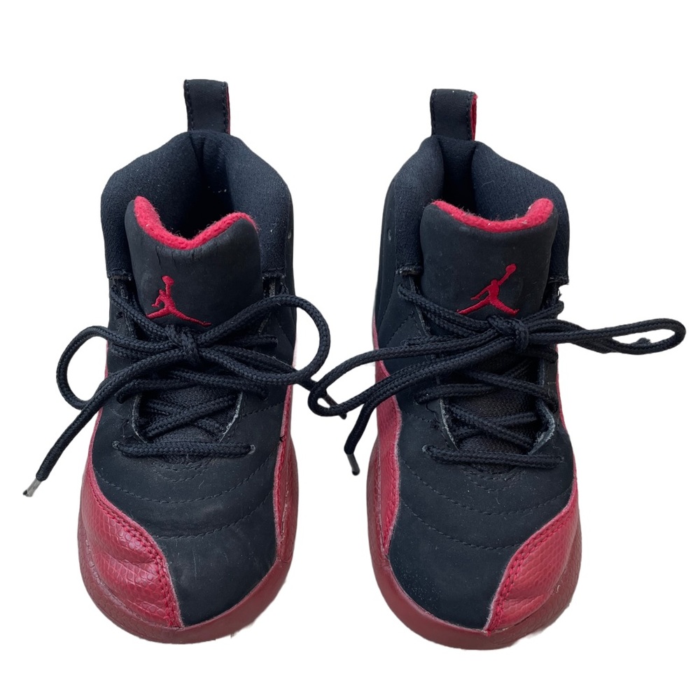 Air Jordan 12 Retro Toddler 'Flu Game' 2009 Sneakers - Picture 6 of 9